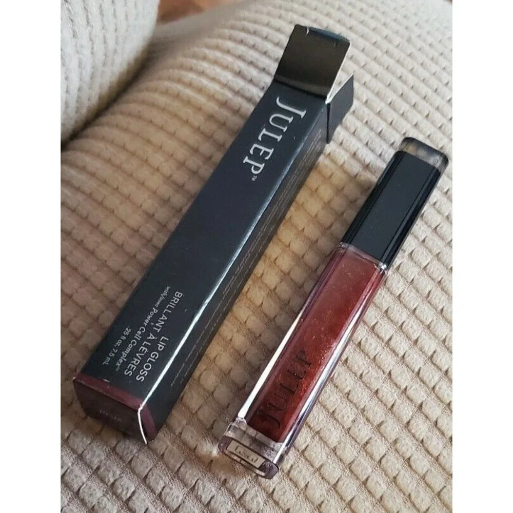 NEW in box! Julep lip gloss VIVID Iridescent burgundy shimmer Power Cell Complex